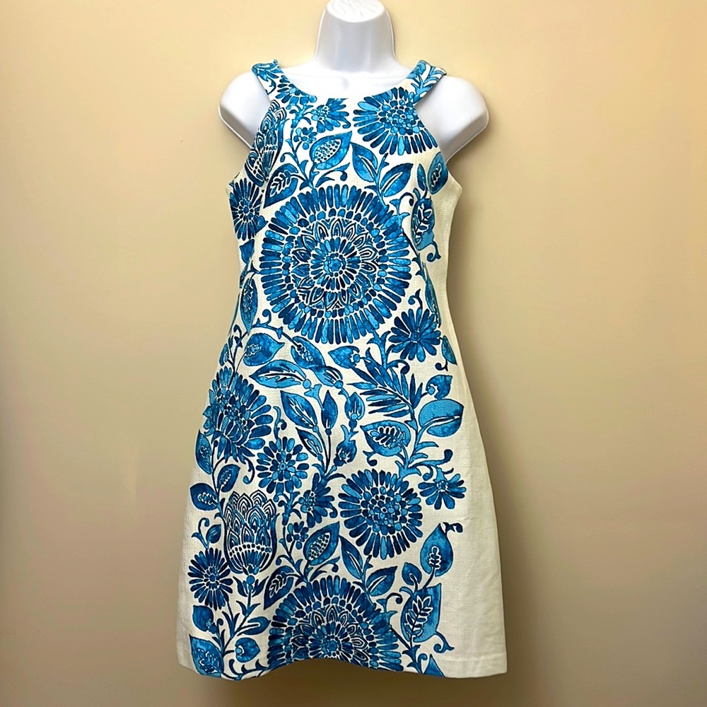 Blue/white summer style dress